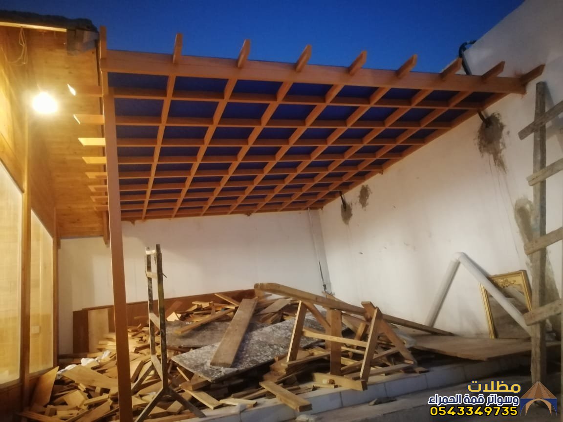 مظلات أحواش وجلسات خارجية بالمدينةالمنورة: دليل أفضل الأنواع والأسعار لعام 2026