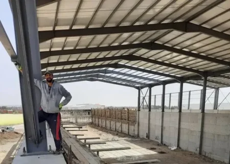 مقاول تركيب هناجر ومستودعات بالمدينة| توريد وتصميم هناجر حديد بأحدث المواصفات 2026 