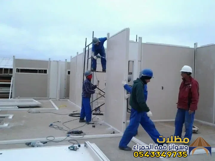 تركيب ساندوتش بانل لبناء الملاحق والغرف في المدينة:ثورة البناء الحديث لالواح سندويش بنل