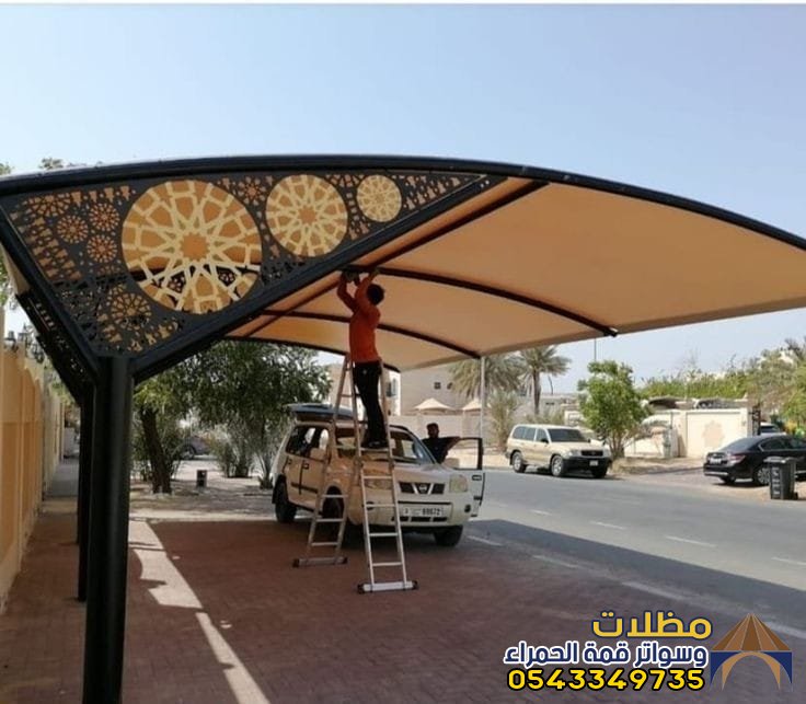 تركيب مظلات حي البدراني بالمدينة المنورة