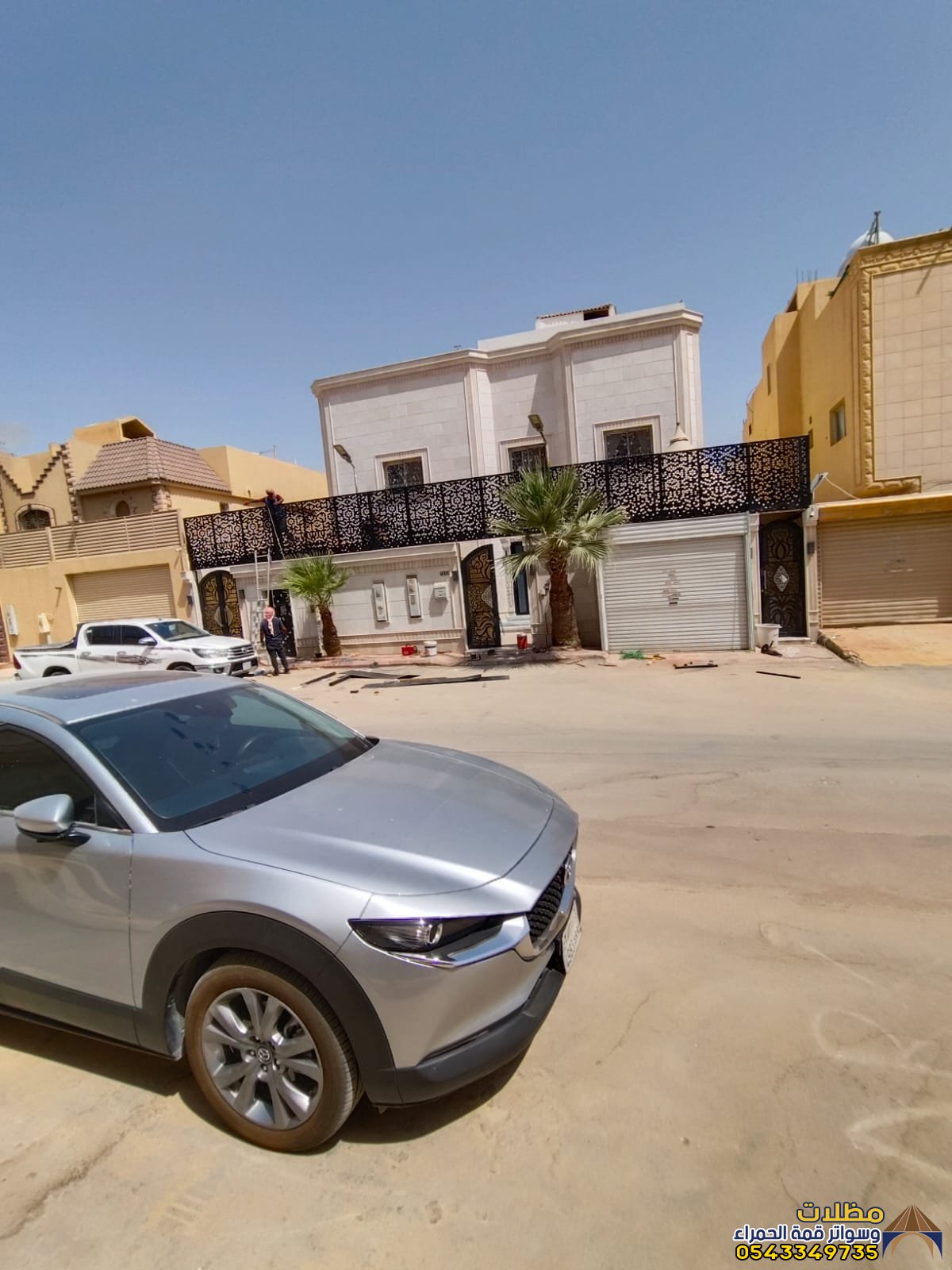 تركيب مظلات وسواتر حي مهد الذهب بالمدينة المنورة