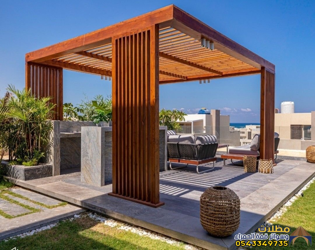 برجولات ومظلات حدائق في المدينة المنورة باسعار رخيصة