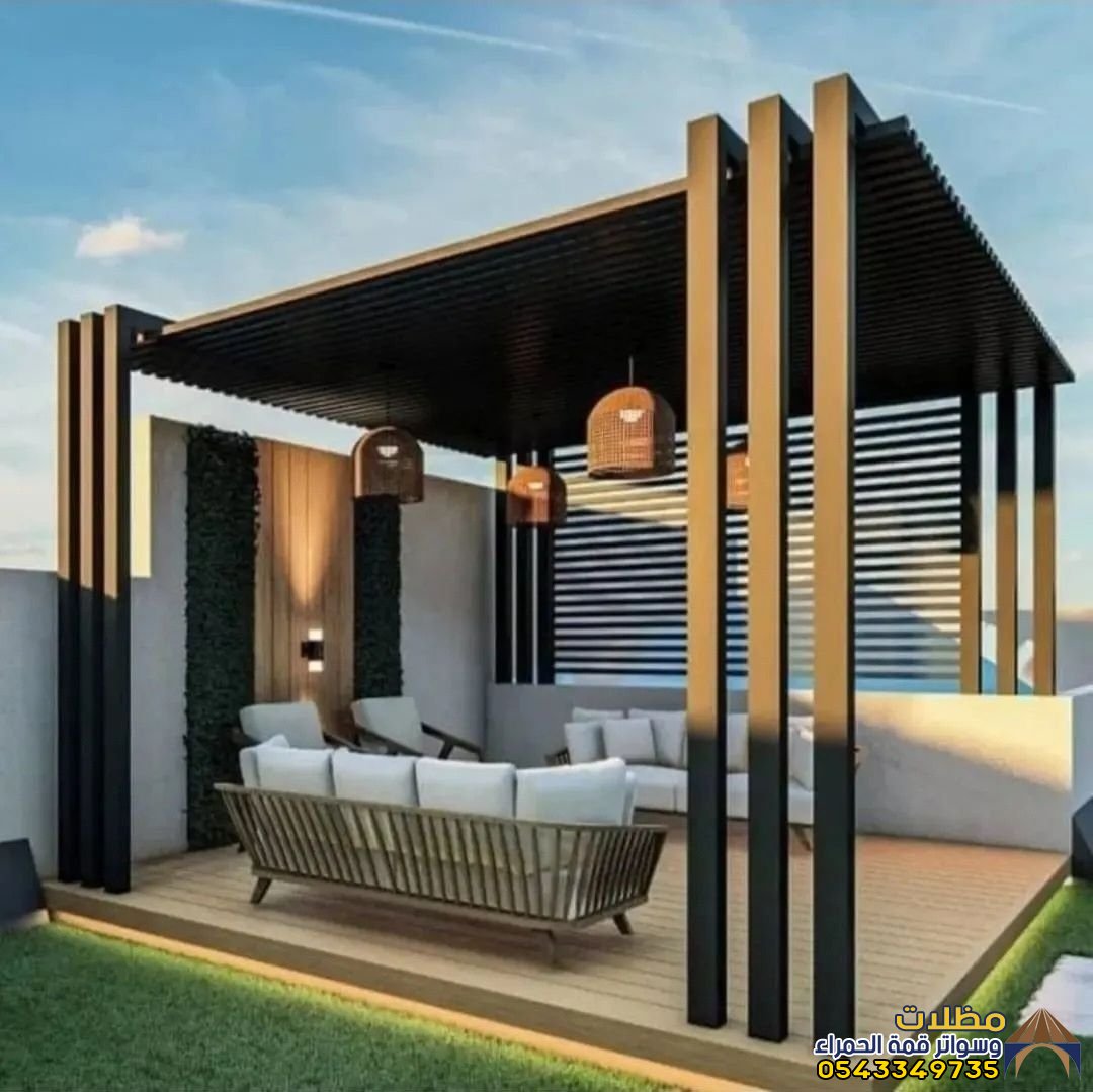 مظلات جلسات برجولات المدينة المنورة