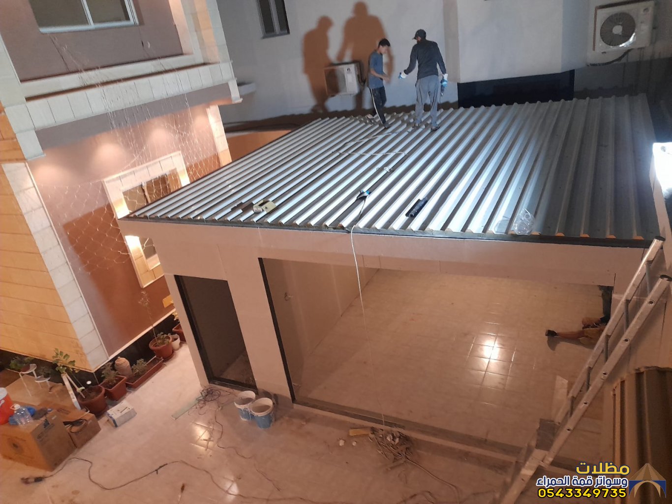 بناء ملاحق وغرف ساندوتش بانل في المدينةالمنورة 