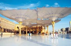 تركيب مضلات مساجد المدينه