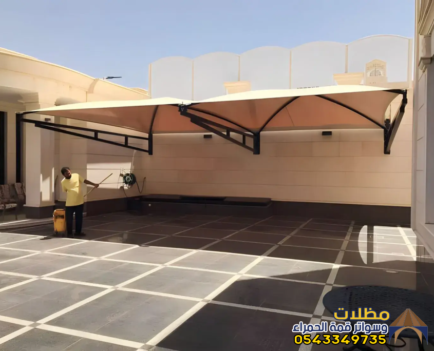 حداد تركيب مظلات المدينة|أفضل فني تركيب مظلات سيارات ومظلات خارجية بجودة عالية