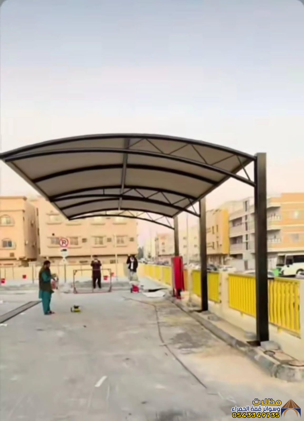 حدادمظلات خارجية في ينبع
