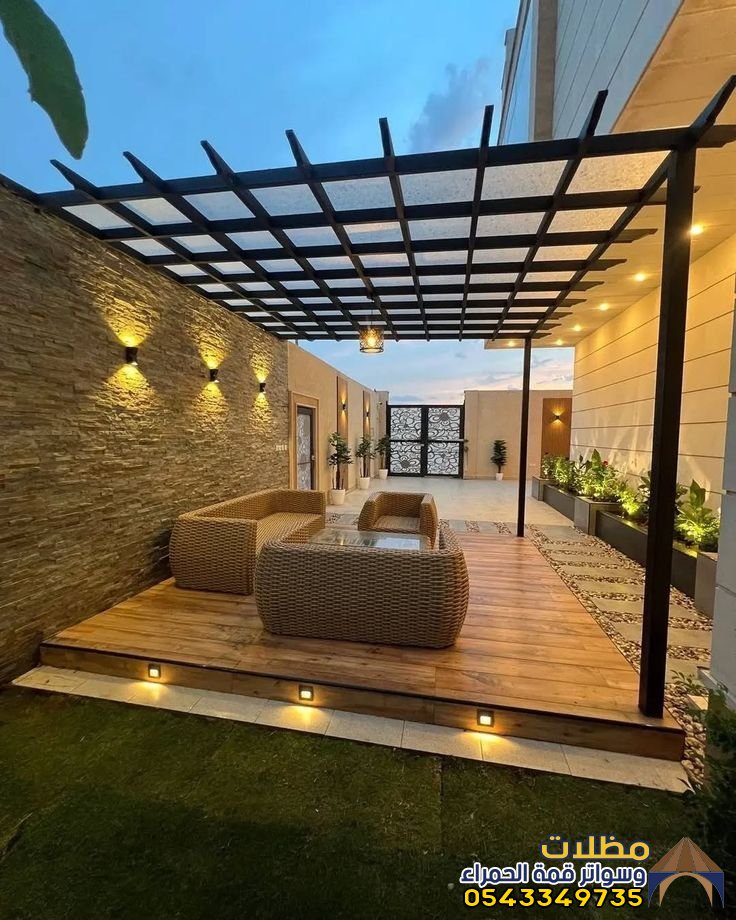 محل تركيب جلسات وتنسيق حدائق بالمدينة المنورة | تصميم حدائق وجلسات خارجية